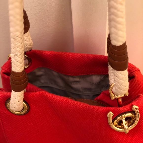 Michael Kors Beach Sailing Yacht red Canvas - Picture 3 of 5